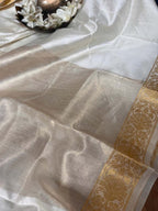 Chiniya Silk Dupatta: Dyeable Banarasi Handloom Elegance - Luxurion World