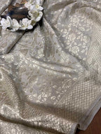 Vibrant Dyeable Banarasi Handloom Moonga Georgette Dupatta - Luxurion World