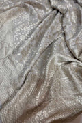 Vibrant Dyeable Banarasi Handloom Moonga Georgette Dupatta - Luxurion World