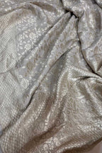 Vibrant Dyeable Banarasi Handloom Moonga Georgette Dupatta - Luxurion World