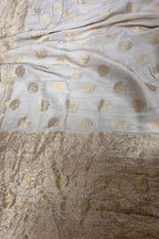 Vibrant Dyeable Banarasi Handloom Moonga Georgette Dupatta - Luxurion World