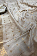 Vibrant Dyeable Banarasi Handloom Moonga Silk Dupatta - Luxurion World