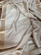 Vibrant Dyeable Banarasi Handloom Moonga Silk Dupatta - Luxurion World