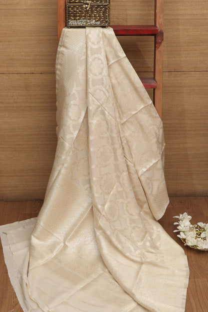 Dyeable Banarasi Handloom Pure Moonga Silk Dupatta - Luxurion World