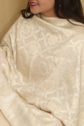 Dyeable Banarasi Handloom Pure Moonga Silk Dupatta - Luxurion World