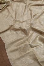 Vibrant Dyeable Banarasi Handloom Pure Moonga Silk Dupatta - Luxurion World- Crafted Heirlooms