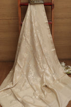 Vibrant Dyeable Banarasi Handloom Pure Moonga Silk Dupatta - Luxurion World