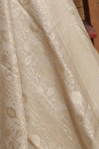 Vibrant Dyeable Banarasi Handloom Pure Moonga Silk Dupatta - Luxurion World- Crafted Heirlooms