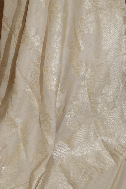 Vibrant Dyeable Banarasi Handloom Pure Moonga Silk Dupatta - Luxurion World