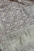 Exquisite Pink Banarasi Silk Dupatta - Handloom Beauty - Luxurion World