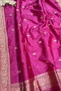 Pink Handloom Banarasi Pure Katan Silk Dupatta PD1B1AS326100303