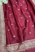Maroon Handloom Banarasi Pure Katan Silk Dupatta PD1B1AS326100304
