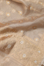 Vibrant Dyeable Banarasi Tissue Silk Dupatta - Luxurion World