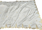 Elegant Off White Banarasi Handloom Pure Katan Silk Dupatta - Luxurion World