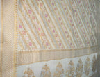 Dyeable Banarasi Handloom Pure Georgette Dupatta - Luxurion World- Crafted Heirlooms