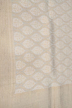 Dyeable Banarasi Handloom Pure Georgette Dupatta - Luxurion World- Crafted Heirlooms