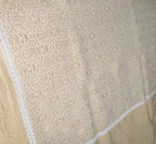 Dyeable Banarasi Handloom Pure Georgette Dupatta - Luxurion World- Crafted Heirlooms