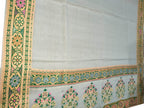 Dyeable Banarasi Handloom Pure Georgette Dupatta - Luxurion World- Crafted Heirlooms