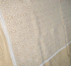 Dyeable Handloom Banarasi Pure Georgette Dupatta - Luxurion World- Crafted Heirlooms