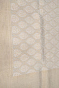 Dyeable Handloom Banarasi Pure Georgette Dupatta - Luxurion World- Crafted Heirlooms