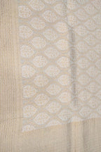 Dyeable Handloom Banarasi Pure Georgette Dupatta - Luxurion World- Crafted Heirlooms