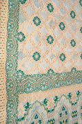 Dyeable Handloom Banarasi Pure Georgette Meenakari Dupatta - Luxurion World- Crafted Heirlooms