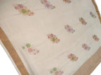 Dyeable Handloom Banarasi Pure Georgette Meenakari Dupatta - Luxurion World- Crafted Heirlooms