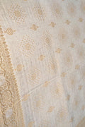 Dyeable Handloom Banarasi Pure Georgette Dupatta - Luxurion World- Crafted Heirlooms