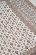 Dyeable Banarasi Handloom Pure Moonga Antique Zari Dupatta - Luxurion World- Crafted Heirlooms