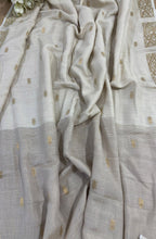 Dyeable Banarasi Moonga Silk Dupatta - Luxurion World- Crafted Heirlooms