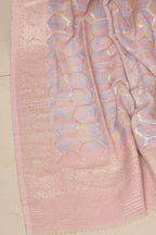 Multicolor Banarasi Dola Silk Dupatta - Luxurion World- Crafted Heirlooms