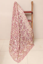 Pastel Banarasi Digital Printed Chiffon Georgette Dupatta - Luxurion World- Crafted Heirlooms