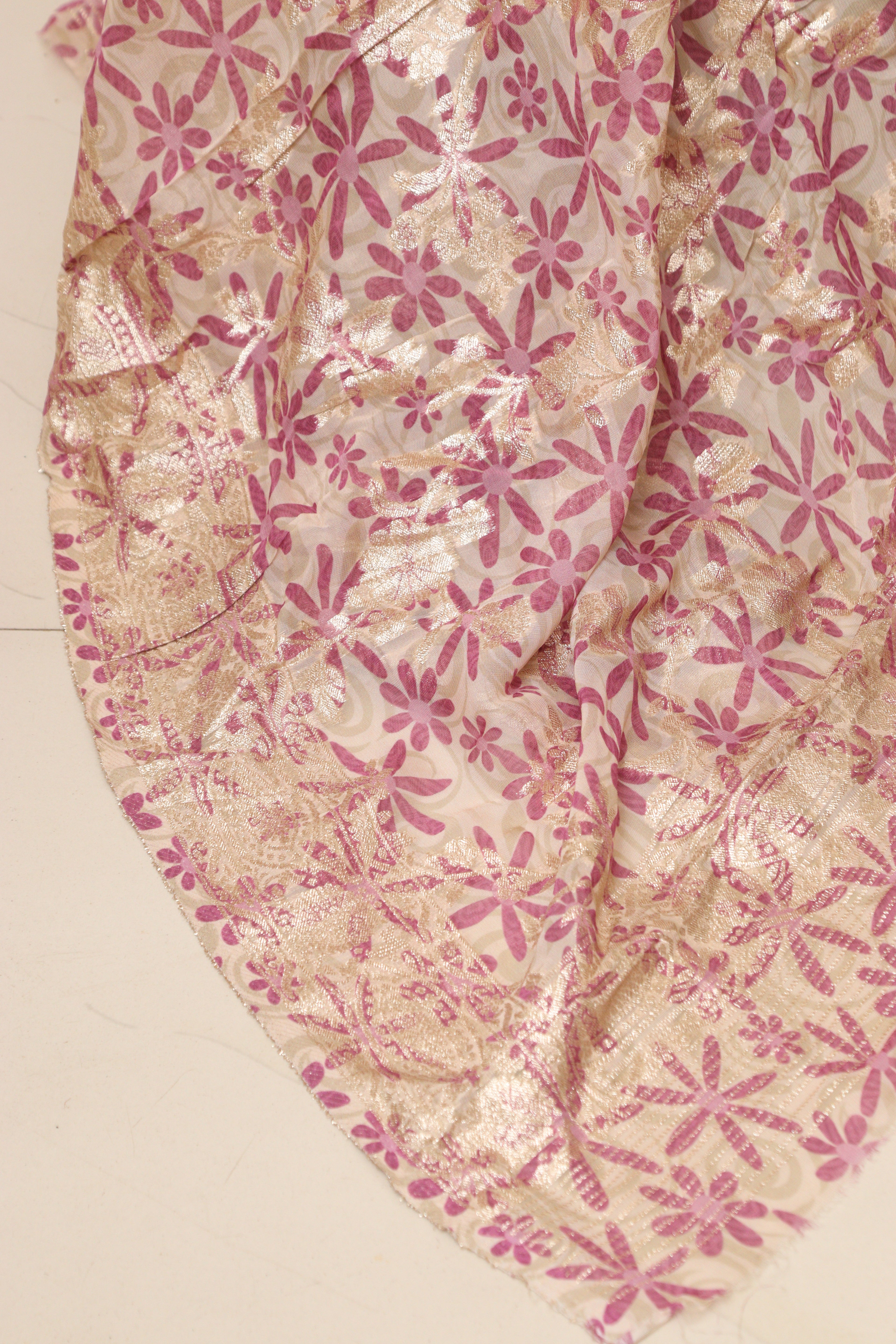 Pastel Banarasi Digital Printed Chiffon Georgette Dupatta - Luxurion World- Crafted Heirlooms
