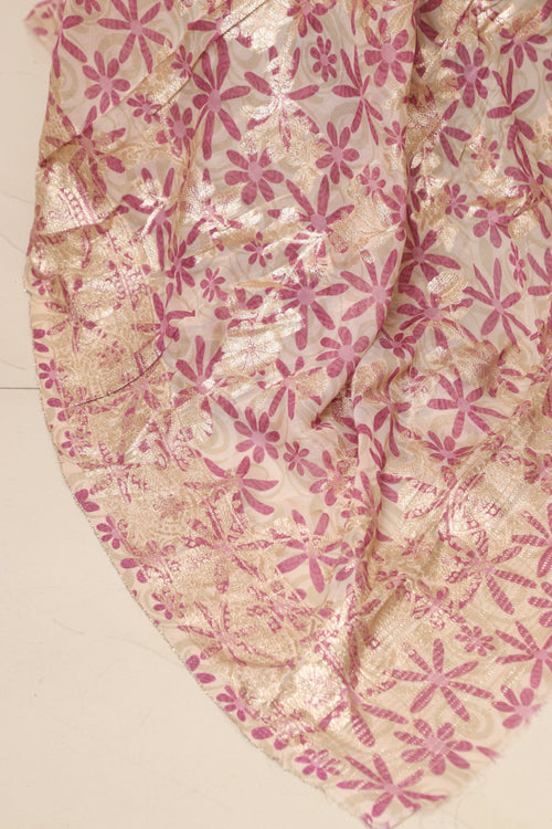 Pastel Banarasi Digital Printed Chiffon Georgette Dupatta - Luxurion World- Crafted Heirlooms