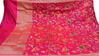 Exquisite Pink Banarasi Silk Dupatta - Handloom Beauty - Luxurion World