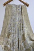 Dyeable Banarasi Handloom Pure Georgette Dupatta - Luxurion World- Crafted Heirlooms