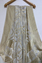 Dyeable Banarasi Handloom Pure Georgette Dupatta - Luxurion World- Crafted Heirlooms