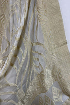 Dyeable Banarasi Handloom Pure Georgette Dupatta - Luxurion World- Crafted Heirlooms