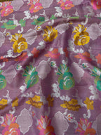 Beautiful Pink Banarasi Handloom Tussar Silk Meenakari Dupatta - Luxurion World- Crafted Heirlooms