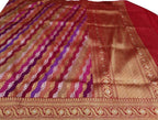 Exquisite Multicolor Banarasi Handloom Pure Katan Silk Rangkat Dupatta - Luxurion World