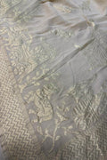 Dyeable Banarasi Handloom Pure Moonga Silk Dupatta - Luxurion World- Crafted Heirlooms