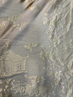 Dyeable Banarasi Handloom Pure Moonga Silk Dupatta - Luxurion World- Crafted Heirlooms