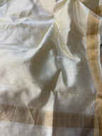 Dyeable Banarasi Handloom Pure Chiniya Silk Dupatta - Luxurion World- Crafted Heirlooms