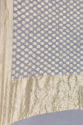 Dyeable Banarasi Handloom Pure Georgette Dupatta - Luxurion World- Crafted Heirlooms