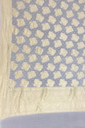 Dyeable Banarasi Handloom Pure Georgette Dupatta - Luxurion World- Crafted Heirlooms