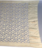 Dyeable Banarasi Handloom Pure Georgette Dupatta - Luxurion World- Crafted Heirlooms