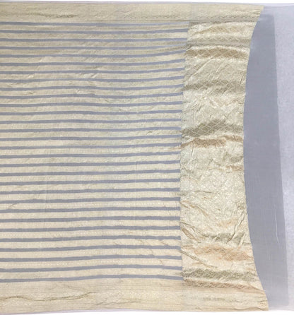 Dyeable Banarasi Handloom Pure Georgette Dupatta - Luxurion World