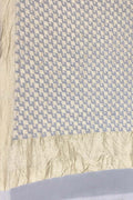 Dyeable Banarasi Handloom Pure Georgette Dupatta - Luxurion World- Crafted Heirlooms