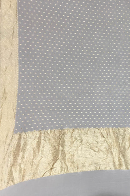 Dyeable Banarasi Handloom Pure Georgette Dupatta - Luxurion World