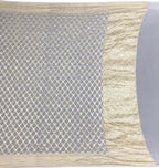 Dyeable Banarasi Handloom Pure Georgette Dupatta - Luxurion World- Crafted Heirlooms